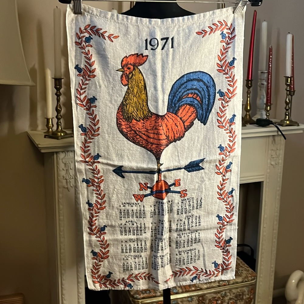 *1971 Luther, Travis linen tea towel